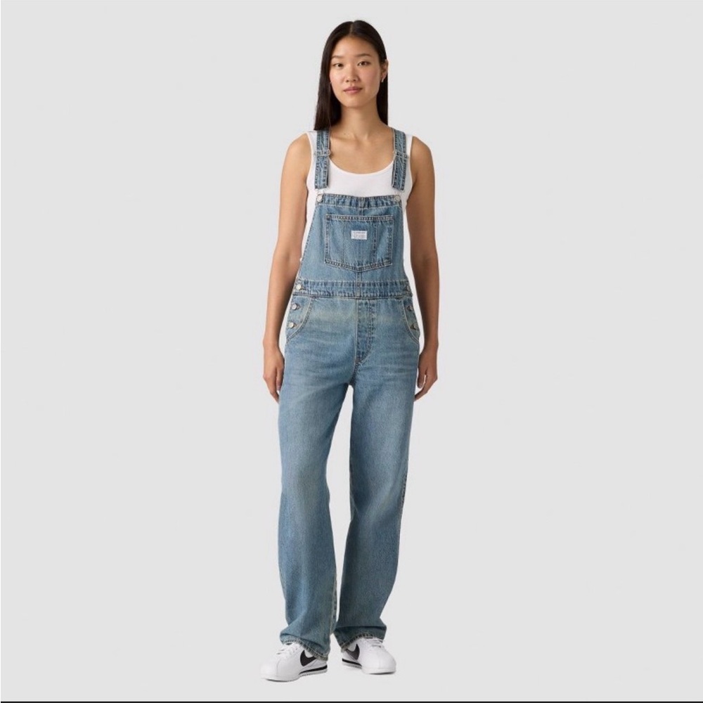 Light Blue Denim Overalls
